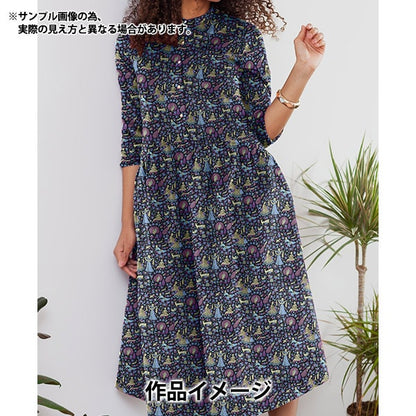 [From quantity 5] Fabric "Liberty Fabric Airy Cott Dancing Ladies 3631283J23D" Liberty Japan