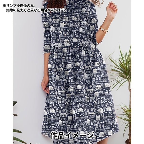 [From quantity 5] Fabric "Liberty Fabric Airy Cott Lou Shizes Farm 3639173J23A" Liberty Japan