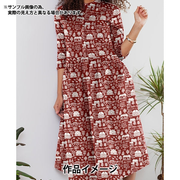 [From quantity 5] Fabric "Liberty Fabric Airy Cott Loueses Farm 3639173J23B" Liberty Japan