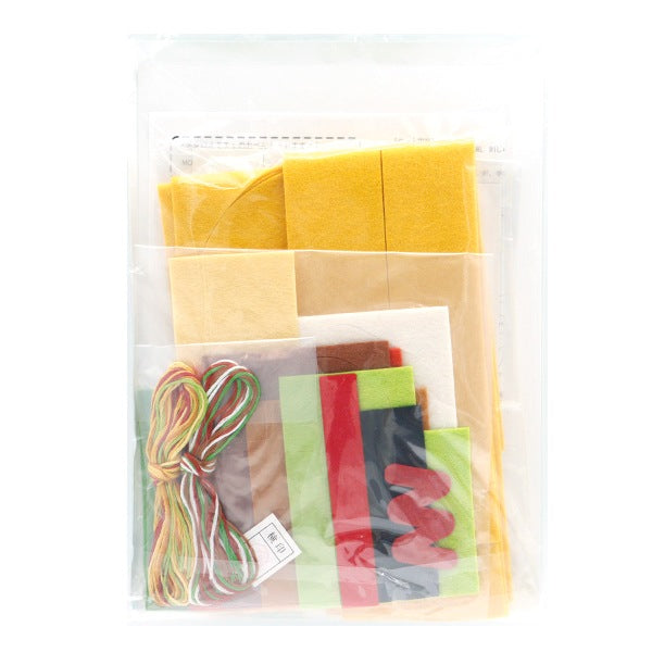 Handicraft kit "Mametaro Omocha's Obento Omocha Hamburger Bento MO-1" Sun Felt Sunfeld