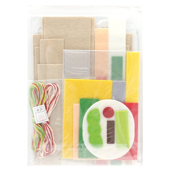 Handicraft kit "Mametaro Omocha's Obento Mocha Soma Bento MO-2" Sun Felt Sunfeld