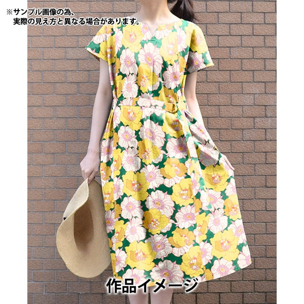[From quantity 5] Fabric "Liberty Fabric Tana lawn Ikat Anemone 3634115-24CU] Liberty Japan