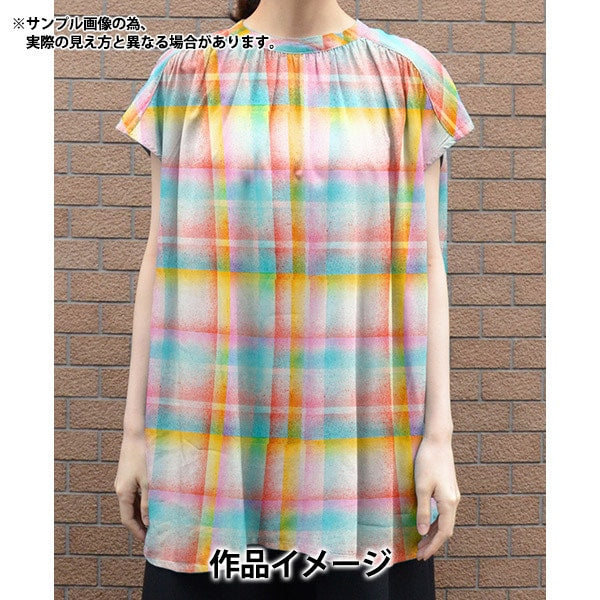 [From quantity 5] Fabric "Liberty Fabric Tana lawn Technical color check 3634130-24AU] Liberty Japan
