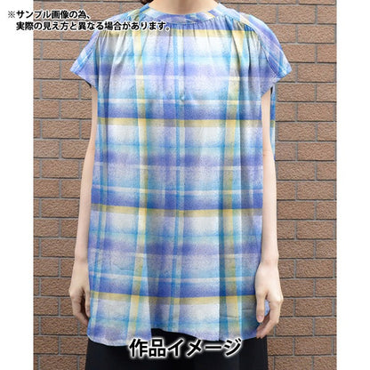 [From quantity 5] Fabric "Liberty Fabric Tana lawn Technical color check 3634130-24CU] Liberty Japan