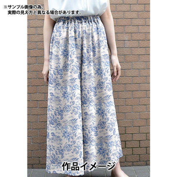 [From quantity 5] Fabric "Liberty Fabric Tana lawn Delft Lagoon 3634135-24AU] Liberty Japan