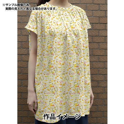 [From quantity 5] Fabric "Liberty Fabric Tana lawn Inky Fields 3634149-24BU] Liberty Japan