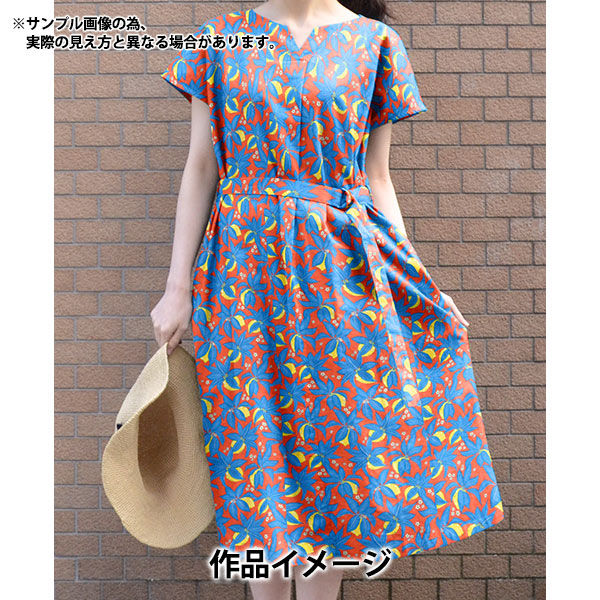 [From quantity 5] Fabric "Liberty Fabric Tana lawn Citropress 3634195-24CU] Liberty Japan