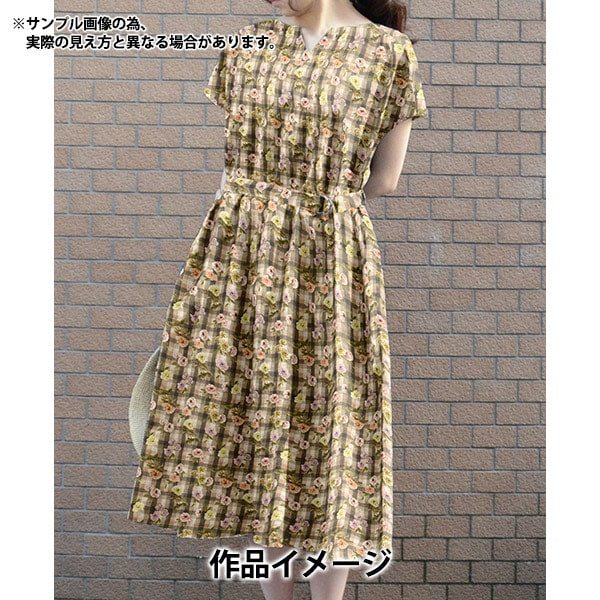 [From quantity 5] Fabric "Liberty Fabric Tana lawn Cented Garden DC33550-YE] Liberty Japan