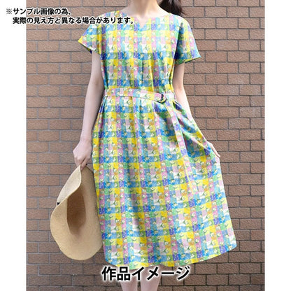 [From quantity 5] Fabric "Liberty Fabric Tana lawn Dancing Duffodil DC33551-WE] Liberty Japan