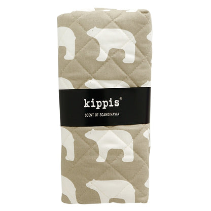 Fabric "Kippis (Kippis) OxfordQuilt Cut Cloth Approximately 101 x 50cm white white beige CQKPO-06M]