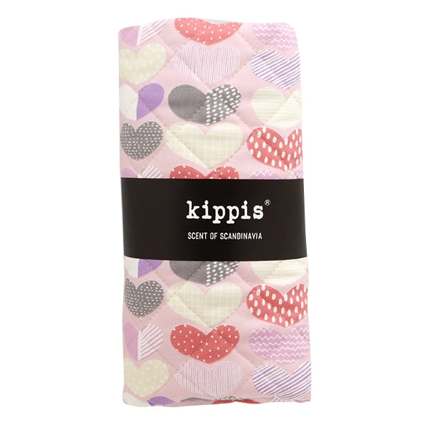 Fabric "Kippis (Kippis) OxfordQuilt Cut Cloth Approximately 101 x 50cm Heart Pink CQKPO-17n]