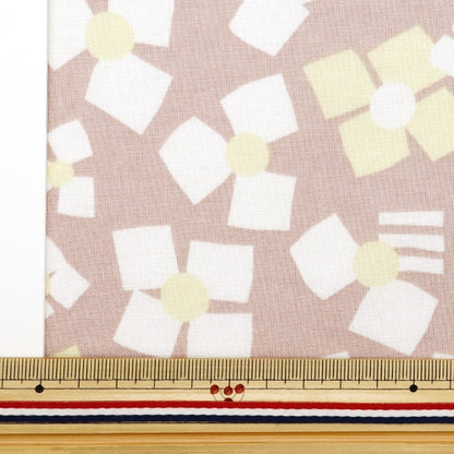 [From quantity 5] Fabric 『Sheeting3 soft-processed pallets Pink 144-8049-C2]