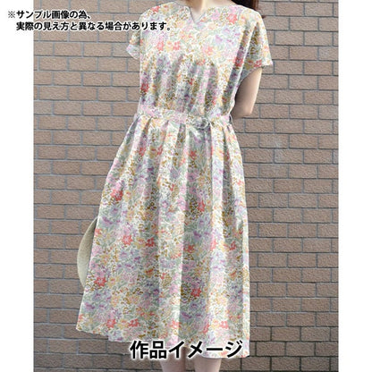 [来自数量5] 织物 “自由织物有机塔纳草坪 弓157J901-C] Liberty Japan