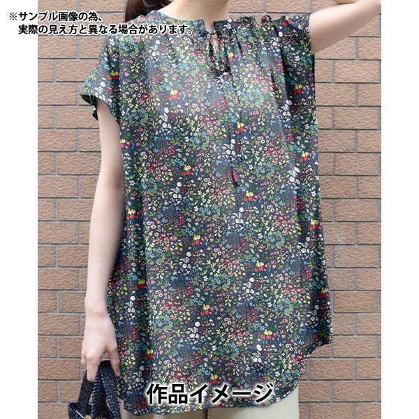 [From quantity 5] Fabric "Liberty Fabric OrganicTana lawn Spring Flowers 157J904-D] Liberty Japan