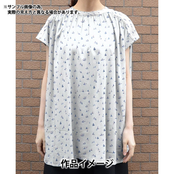 [From quantity 5] Fabric "Liberty Fabric Tana lawn Costal Cruise 1224133-P24B] Liberty Japan