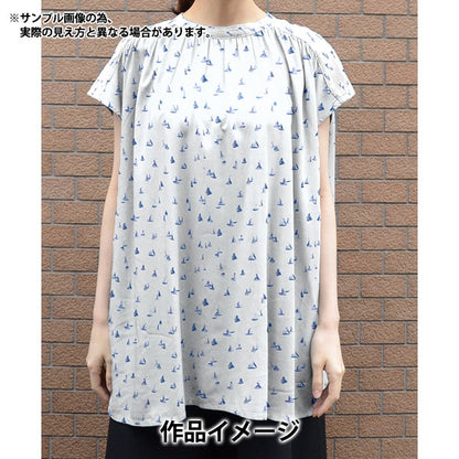 [From quantity 5] Fabric "Liberty Fabric Tana lawn Costal Cruise 1224133-P24C] Liberty Japan