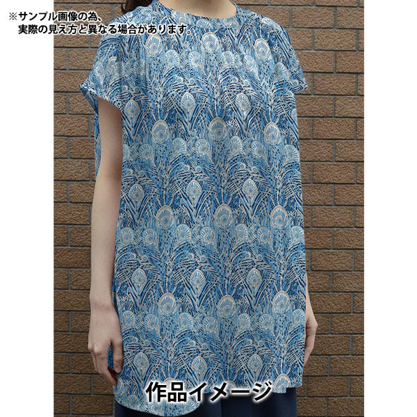 [From quantity 5] Fabric "Liberty Fabric Tana lawn Queen Hera 3632004-J24D] Liberty Japan