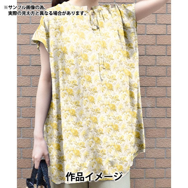 [From quantity 5] Fabric "Liberty Fabric Tana lawn Decadant Blooms 3638232-J24B] Liberty Japan