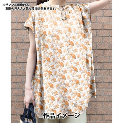 [From quantity 5] Fabric "Liberty Fabric Tana lawn Decadant Blooms 3638232-J24D] Liberty Japan