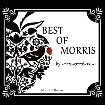 [From quantity 5] Fabric "Moda Best of Morris Sheeting Pin panel red 8365-63]