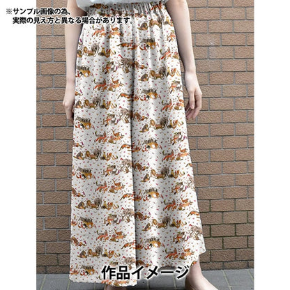[From quantity 5] Fabric "Liberty Fabric Tana lawn Jungle Crumble 363J4201-CU " Liberty Japan