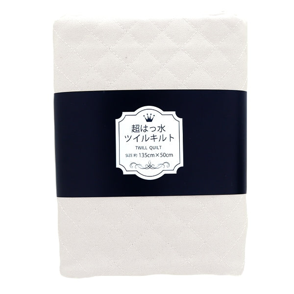 Fabric "Super superWater repellentTwill quiltCut Cloth Approximately 135cm x 50cm White CQPL-TWTC-WH]