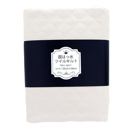 Fabric "Super superWater repellentTwill quiltCut Cloth Approximately 135cm x 50cm White CQPL-TWTC-WH]