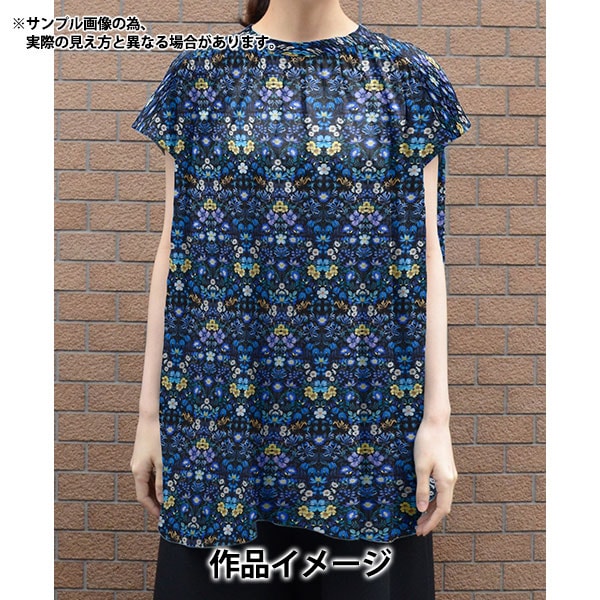 [From quantity 5] Fabric "Liberty Fabric Tana lawn Mary Patricia 3634232-24BU] Liberty Japan