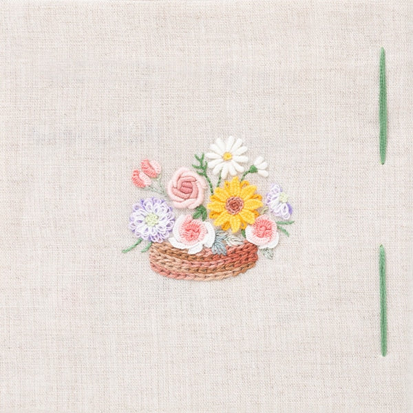 Embroidery kit "Stitchbook with French embroidery stereic stitches EK-103" Tulip tulip