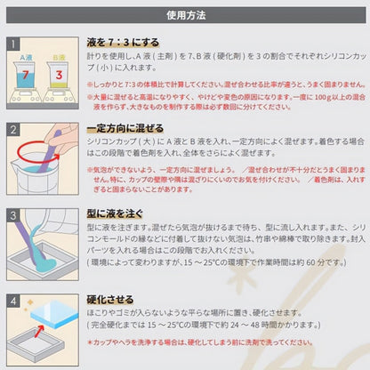 レジンスターターキット 『エポキシ樹脂2液性レジンスターターセット 10-3952』