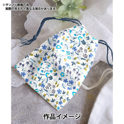 [From quantity 5] Fabric "Liberty Fabric Neon Color Tana lawn Little Mirabel 3632003-J24D] Liberty Japan