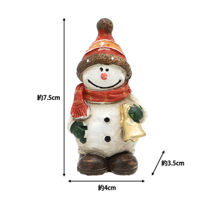 クリスマス雑貨 『オブジェ ミニ雪だるまB CMG-24045B』