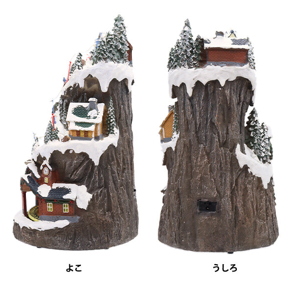 クリスマス雑貨 『クリスマスオブジェA 音楽&ライト付 CMG-24001』