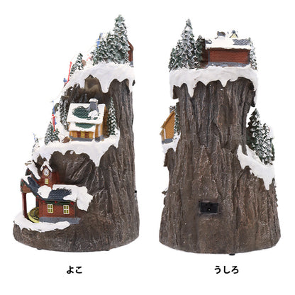 クリスマス雑貨 『クリスマスオブジェA 音楽&ライト付 CMG-24001』