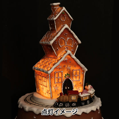 クリスマス雑貨 『クリスマスオブジェC 音楽&ライト付 CMG-24003』