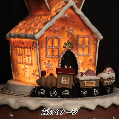 クリスマス雑貨 『クリスマスオブジェC 音楽&ライト付 CMG-24003』