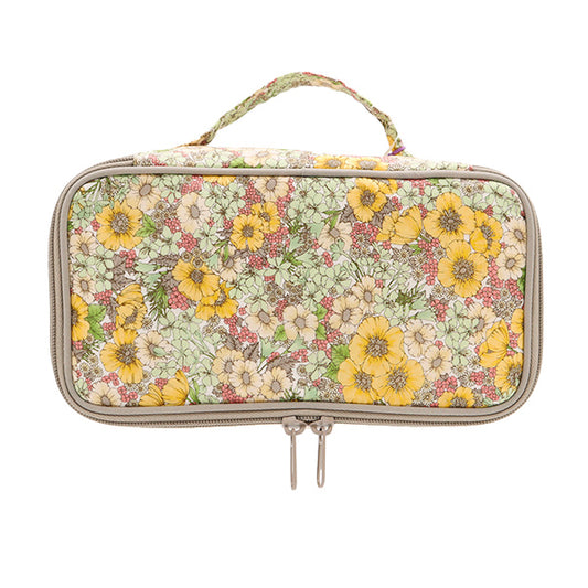 Storage case "Liberty Fabrics Pouch Vanity Type with Handle P7-DC10480YE" 【Yuzawayaoriginal】