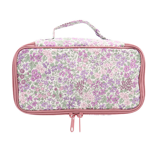 Storage case "Liberty Fabrics Pouch Vanity Type with Handle P7-3631114YE" 【Yuzawayaoriginal】