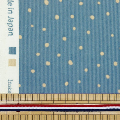 [From quantity 5] Fabric "Fine Cold Pot Print Blue Kof-45Lbl"
