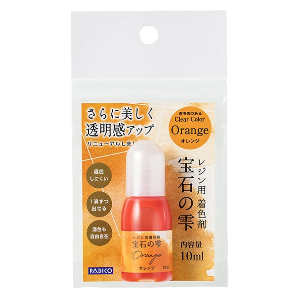 树脂专用着色剂“ Jewel Shizuku Orange” Padico Pajico