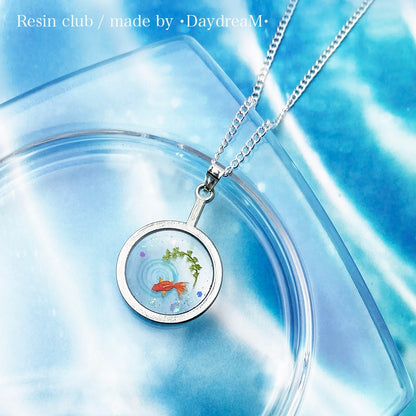 レジン材料 『ミニチュア 金魚2 両面 RC-KNG-102』 レジンクラブ