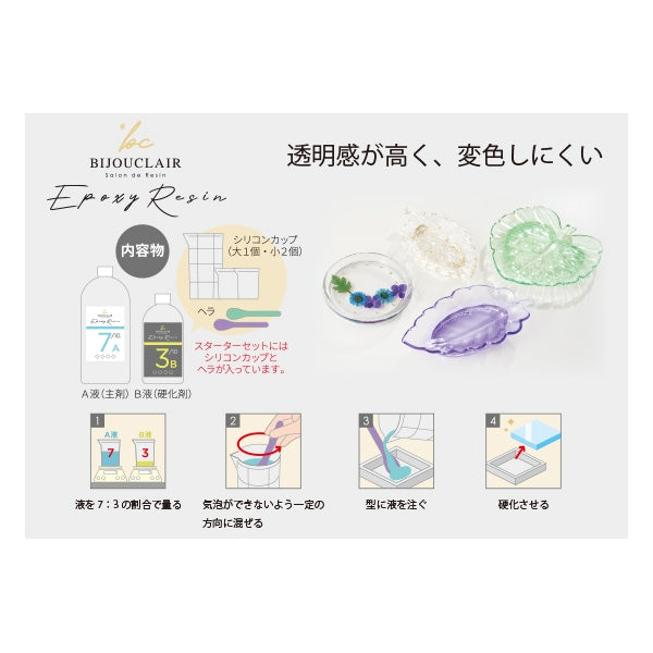 レジンスターターキット 『エポキシ樹脂2液性レジンスターターセット 10-3952』
